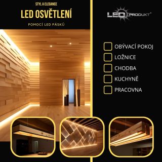 Víte, jaký je nejjednodušší způsob, jak proměnit váš obytný prostor v něco vskutku unikátního? LED osvětlení pomocí LED...